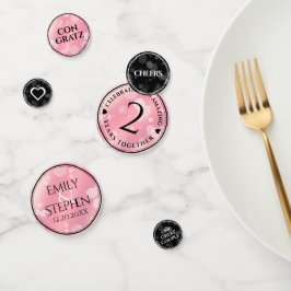 Aniversário de Casamento do Rosa Quartz Elegante