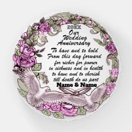 Aniversário de Casamento Paperweight