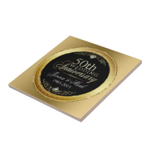 Aniversário de Casamento Preto e Luminter 50