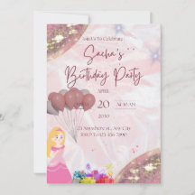 Aniversário de convite