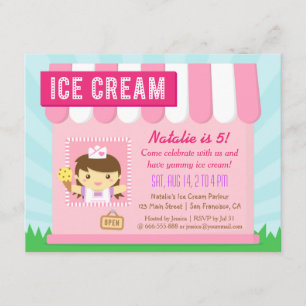 Aniversário de criança, convites de festas bonit