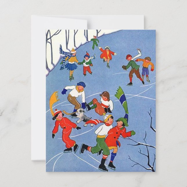 ANIVERSÁRIO DE PATINAGEM DO ~ DO CONVITE DE FESTAS (Frente)