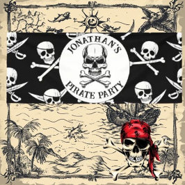 aniversário de piratas sob o tema do mar
