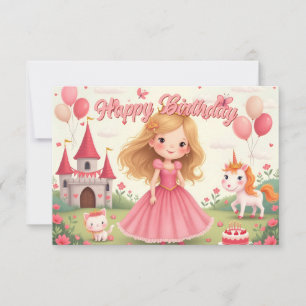 Aniversário de Princesa de Fadas em um Sonho Cor-d