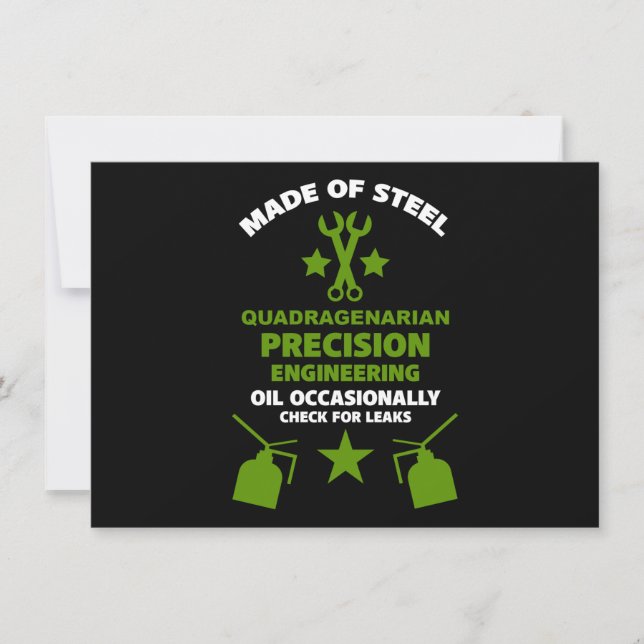 Aniversário de Quarentão (Frente)