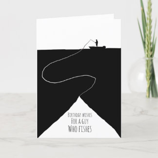 Aniversário Deseja Um Homem Que Peça Cartão Dobrad