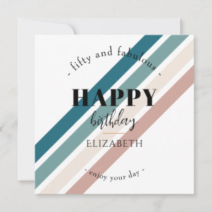 Aniversário design minimalista em cores pastosas