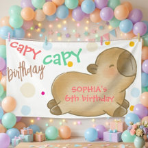 Aniversário do capivara Capy