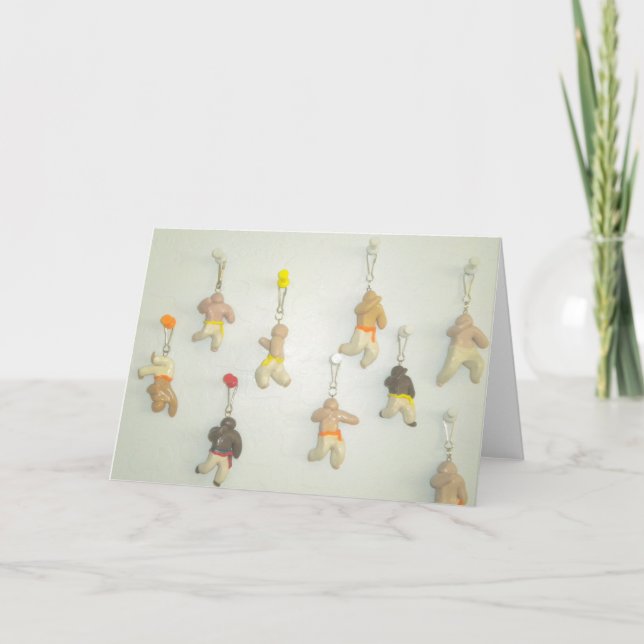 aniversário do cartão de artes capoeira marciais (Frente)