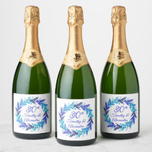 Aniversário do Casamento da 30 de Fúria Azul Elega