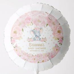 Aniversário do Chá de fraldas de Elefante Floral R