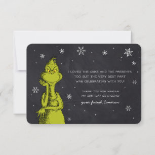 Aniversário do Grinch no Quadro Negro