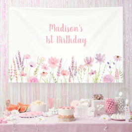 Aniversário do Jardim de Flor Selvagem Rosa