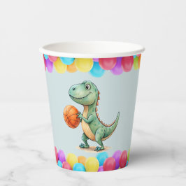Aniversário do jogador de basquete T-rex