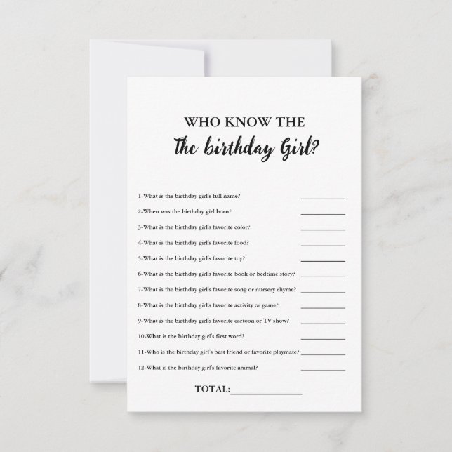 Aniversário do Jogo da Festa do Bebê (Frente)