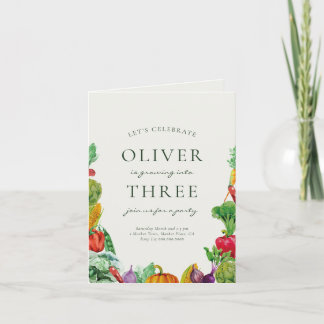 Aniversário do Mercado dos Agricultores Convite Lo