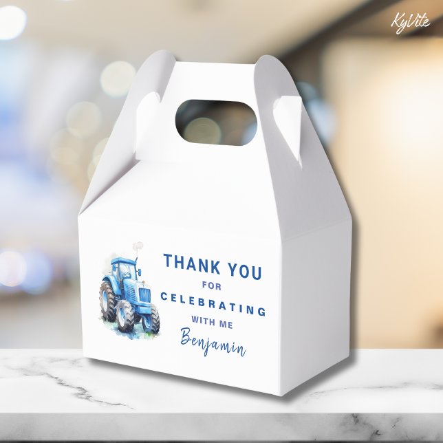 Aniversário do Modelo da Caixa Gable do Trator Azu (Criador carregado)