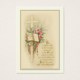 ANIVERSÁRIO DO NUN CATÓLICO DO VOWS HOLY CARD