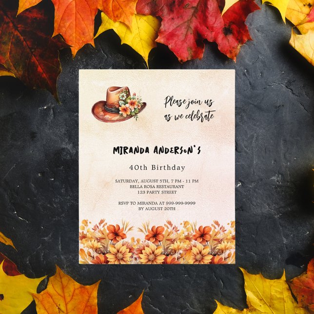 Aniversário do orçamento das flores de laranja de  (Criador carregado)