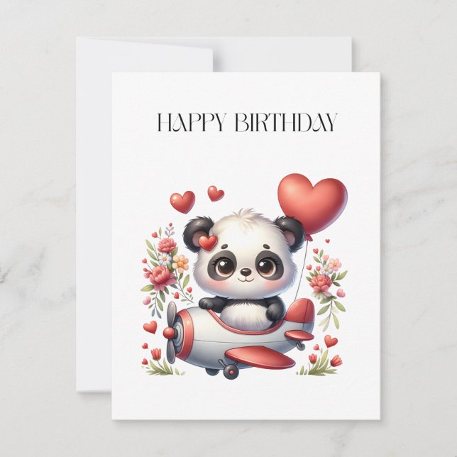 Aniversário do Panda Piloto (Frente)