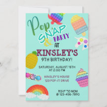 Aniversário do Tambor do Fidget do pop It Bubble