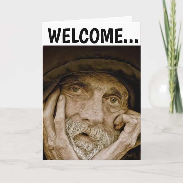 ANIVERSÁRIO DO VELHO SOBRE O CARTÃO DE SATISFAÇÃO  (Frente)