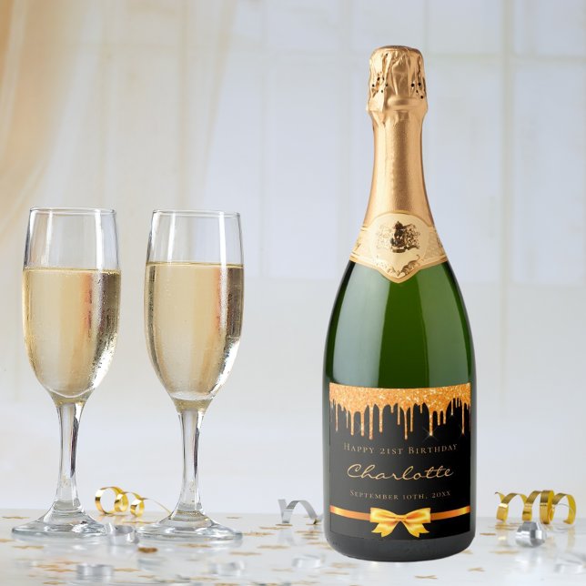 Aniversário dourado preto dourado dourado dourado  (Criador carregado)