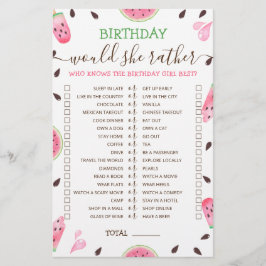 Aniversário Ela iria Preferencialmente o jogo edit