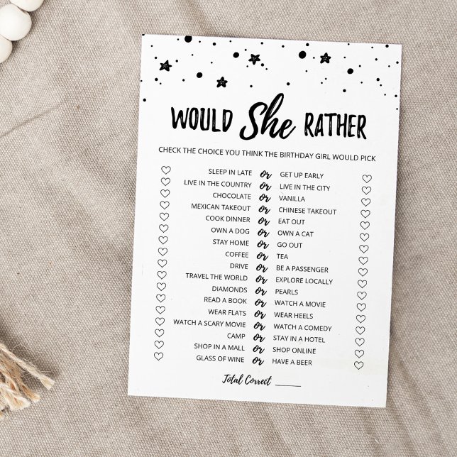 Aniversário Ela Preferencialmente um cartão de jog (Criador carregado)