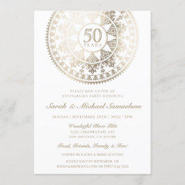 Aniversário Elegante Convites de Aniversário Ouro 