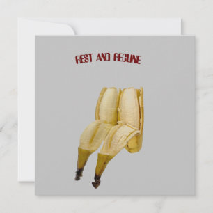 ANIVERSÁRIO ENGRAÇADO ou cartão de REFORMA BANANA