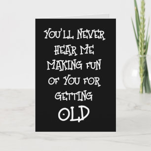 ANIVERSÁRIO ENGRAÇADO SOBRE O CARTÃO DE GANHAMENTO