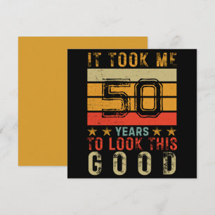 Aniversário engraçado vintage personalizado 50 ano