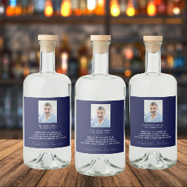 Aniversário foto em azul marinho fatos divertidos 