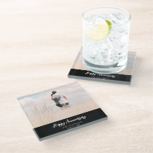 Aniversário foto personalizada moderna casamento e