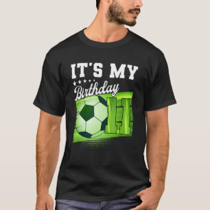 Aniversário Garoto Camisetas 11 Futebol É Meu 11 A