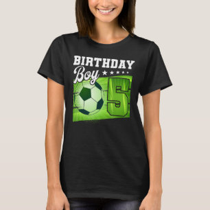 Aniversário Garoto Camisetas 5 Futebol É Meu 5 Ani