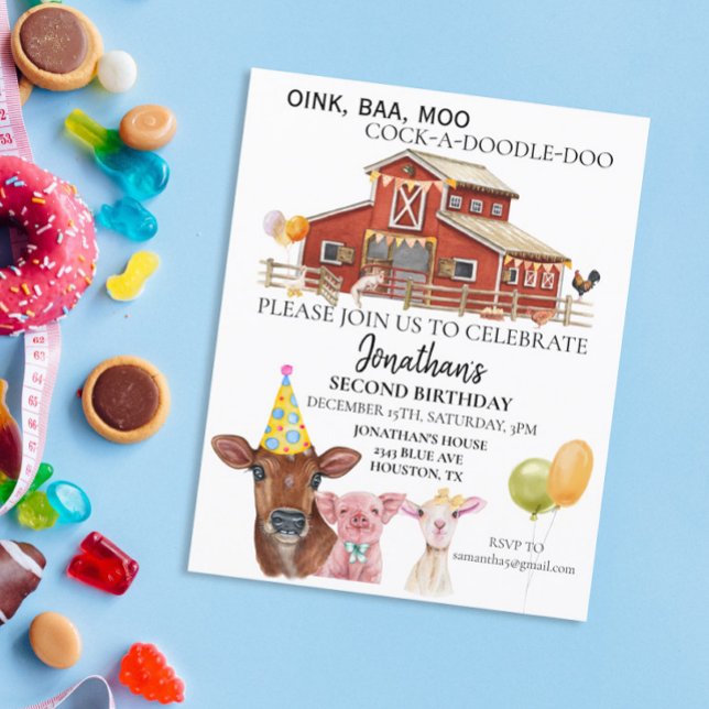 Aniversário na Fazenda Vaca Aquarela (Criador carregado)