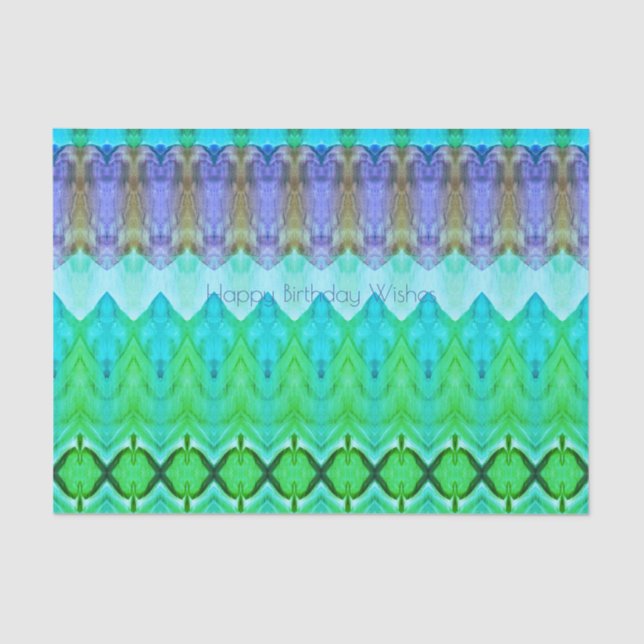 Aniversário ou Papel Tecido de Ocasião em Teto (Frente )