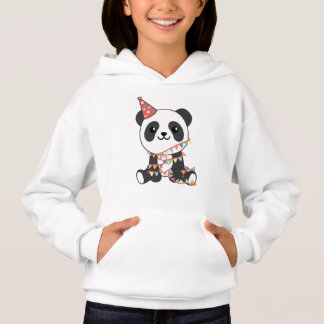 Aniversário Panda Para Crianças Um Hoodie De Anive