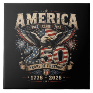 Aniversário Patriótico Americano de 250 anos dos E