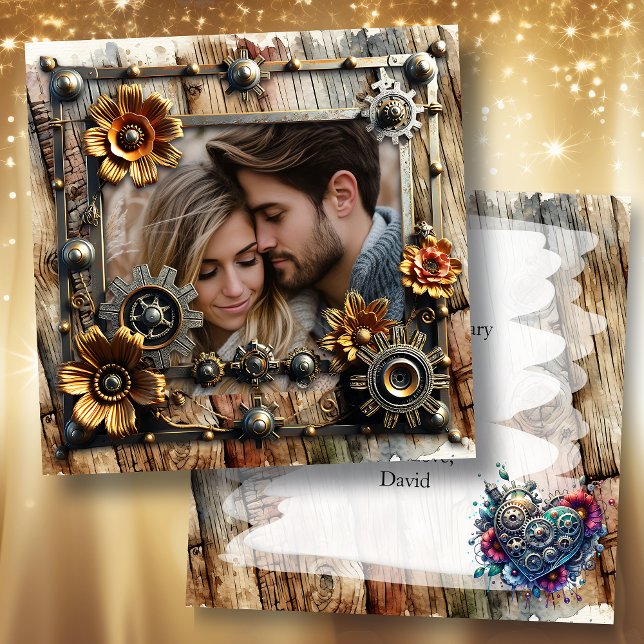 Aniversário Personalizado Steampunk legal (Criador carregado)