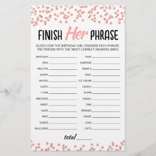 Aniversário termina seu jogo de Festa de aniversár