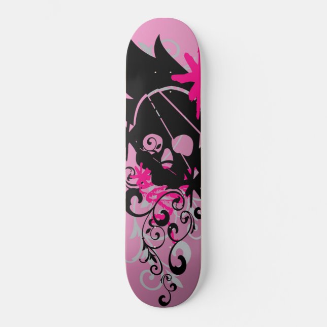 Anjo Armor Japonês - Punk Pink Skateboard (Frente)