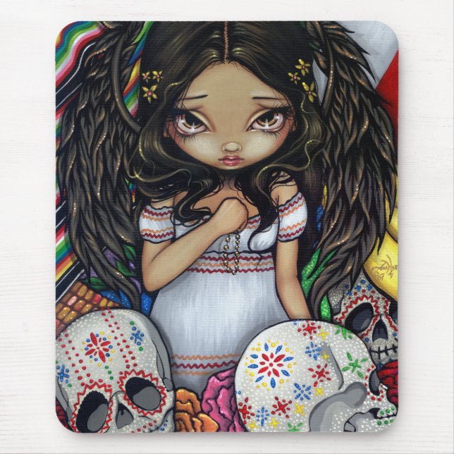 "Anjo de los Muertos" Mousepad (Frente)