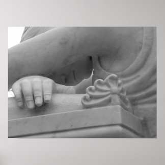 "Anjo de luto" Impressão preto e branco