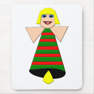 Anjo de Natal Bell Mousepad