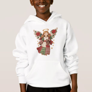 Anjo de Natal com Estrelas Douradas