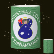 Anjo de Natal da Sinalizador Australiana Personali