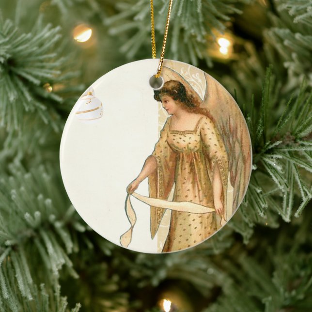 Anjo de Natal e Ornamentos (Árvore)